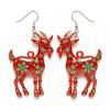 Cartoon Sheep Earrings 1 Pair 2D Flat Acrylic Animal Jewelry Hypoallergenic for Animal Lovers Party Wear Perfect Gift