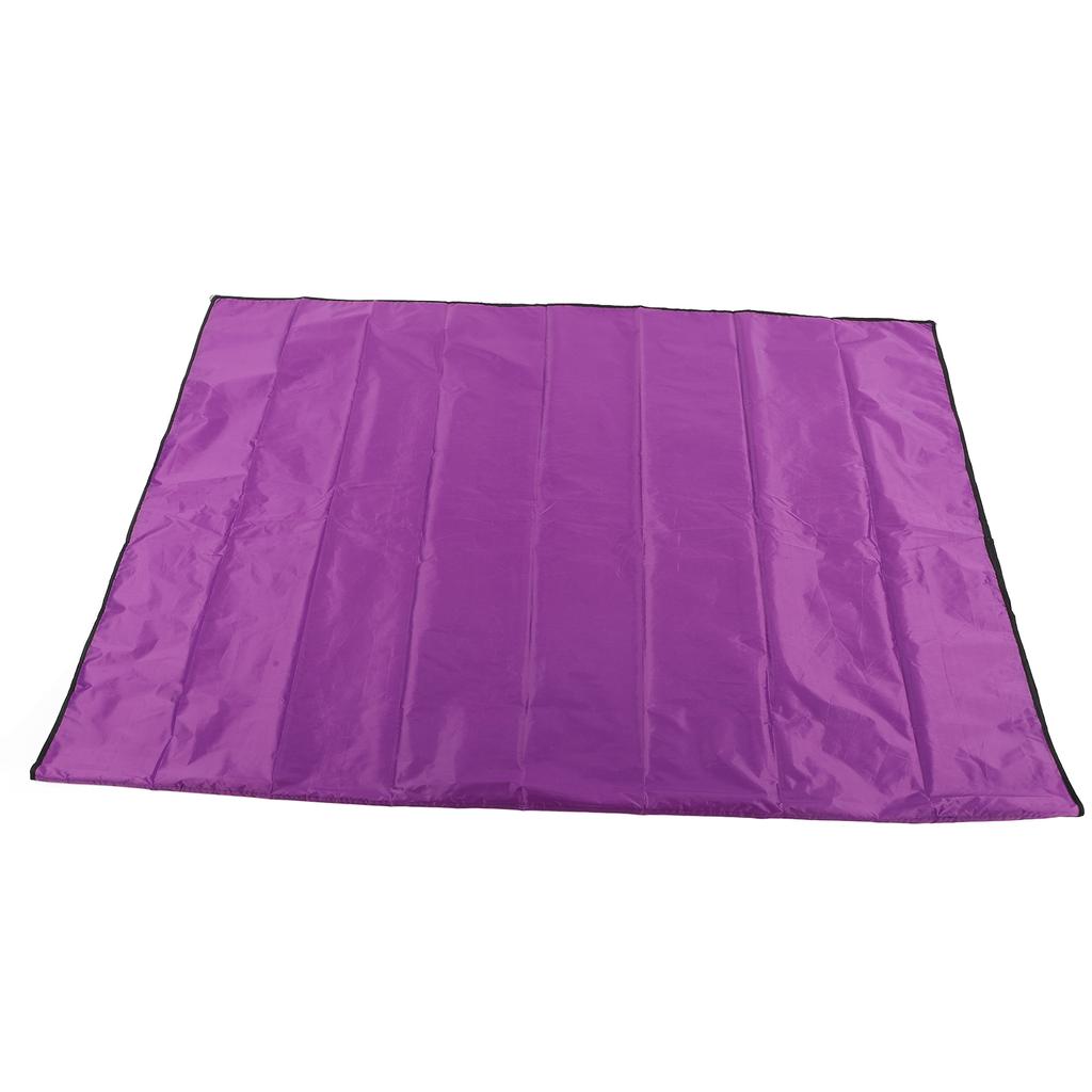 Sun Shade Sail UV Block Foldable Rectangular Awning Cloth for Courtyard Garden Swimming Pool Purple