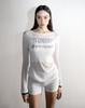 Maegolenseoul Hugagain Tencel Layered Long Sleeve White