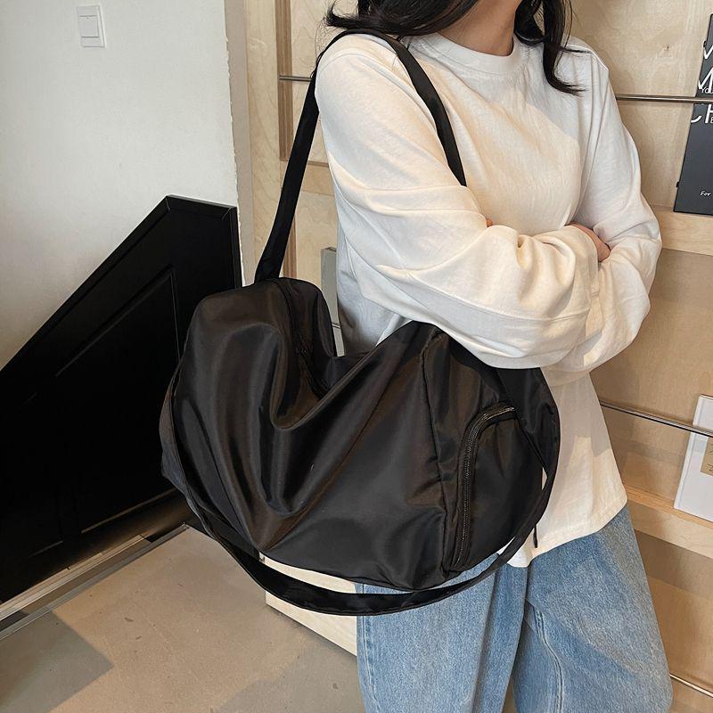 Women's Minimalist Travel & Swim Bag - Large Capacity, Lazy Style for Students
