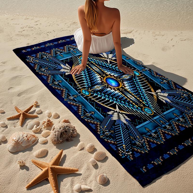 Native American Dreamcatcher Beach Towel, Super Soft Microfiber, Gift for Her/Him, Birthday, for Pool, Beach, Travel, Home Decor Fan gifts