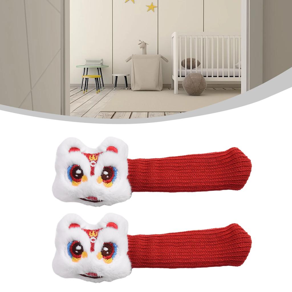 2PCS Door Handle Gloves Door Rear Anti-Collision Door Handle Gloves Room Door Knob Protective Cover For Home Office Door Handle