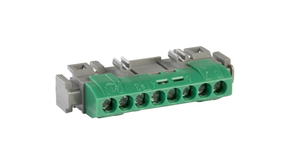 Listwa Przyłączeniowa 8-Otworów Zielona Ip2Xz-8 004832