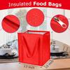 Große Wiederverwendbare Einkaufstasche Kühltasche Isoliert Lebensmittel Picknick Camping Faltbare Tasche