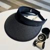 Empty Top Hat Sunscreen Hat Women'S Spring Summer Travel Simple Sun Hat Big Brim Full Face Visor Cycling Hat