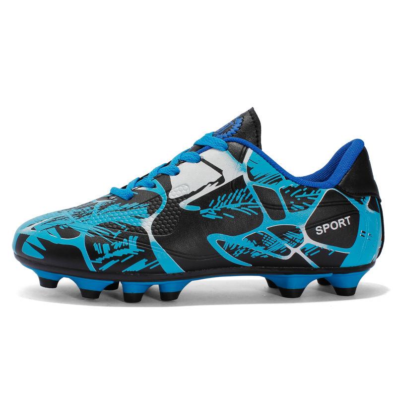 Football shoes children boys and students girls long nails broken nails green training club artificial grass game