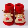 Terry Socks for Infants 0-12 Months Christmas Pattern Warm Cotton Socks Warm & Protective Socks for Indoor & Outdoor Use