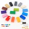 Non-Toxic 50G/20Pcs 3001 2X4 High 8-Hole Building Block Moc Color Loose Parts Compatible With Brick Diy Children'S Toy Assembly