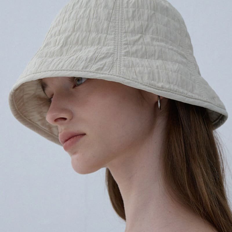Marchen Quilting String Bucket Hat_2color