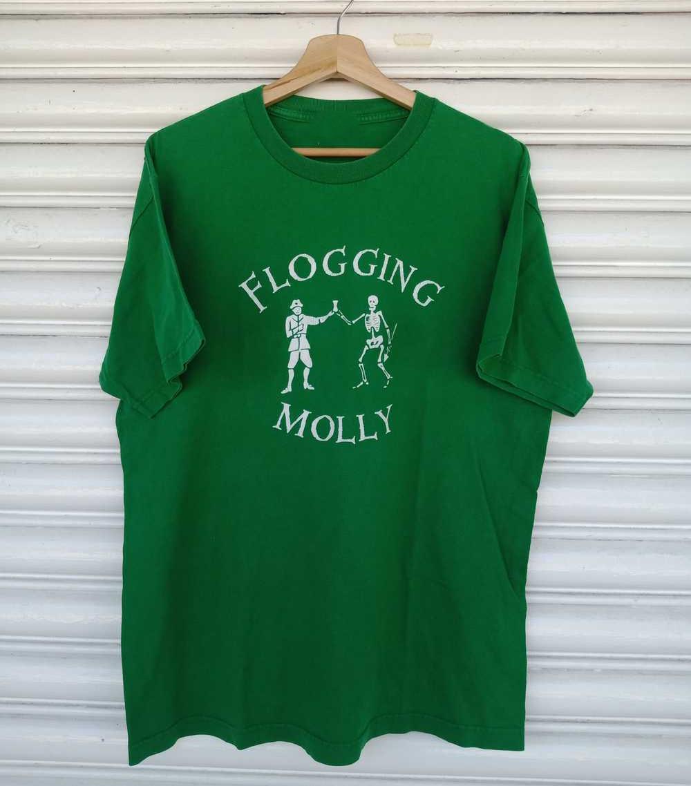 90s Flogging Molly Irish American Band Green All Size Gift For Fan Shirt AE200 M