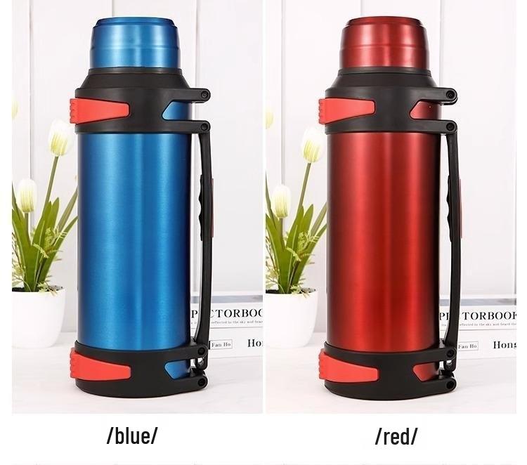304 Stainless Steel 5L Thermos Flask - Large Capacity, Portable for Men & Women, Outdoor Car Use, Household Hot Water Bottle