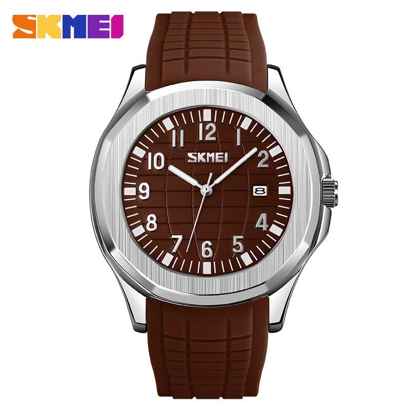 

Men s Watch Trend Quartz Watch Waterproof Calendar Non-Mechanical Watch Men s Quartz Watch темно-коричневого кольору