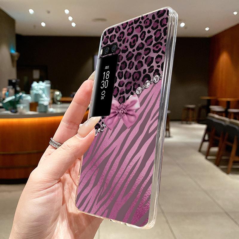 Phone Case For Meizu Pro 7 Case For Meizu Pro 7 Plus Capa Coque Flower Butterfly Thin Covers Transparent Soft Silicone TPU Cover