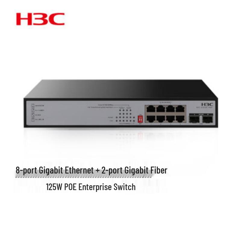 

H3C S1210F-HPWR 10-Port Gigabit PoE Switch