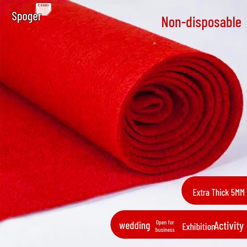 Durable Red Event Carpet Runner