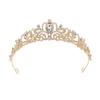 Alloy Crystal Rhinestone Princess Crown Headband for Girls