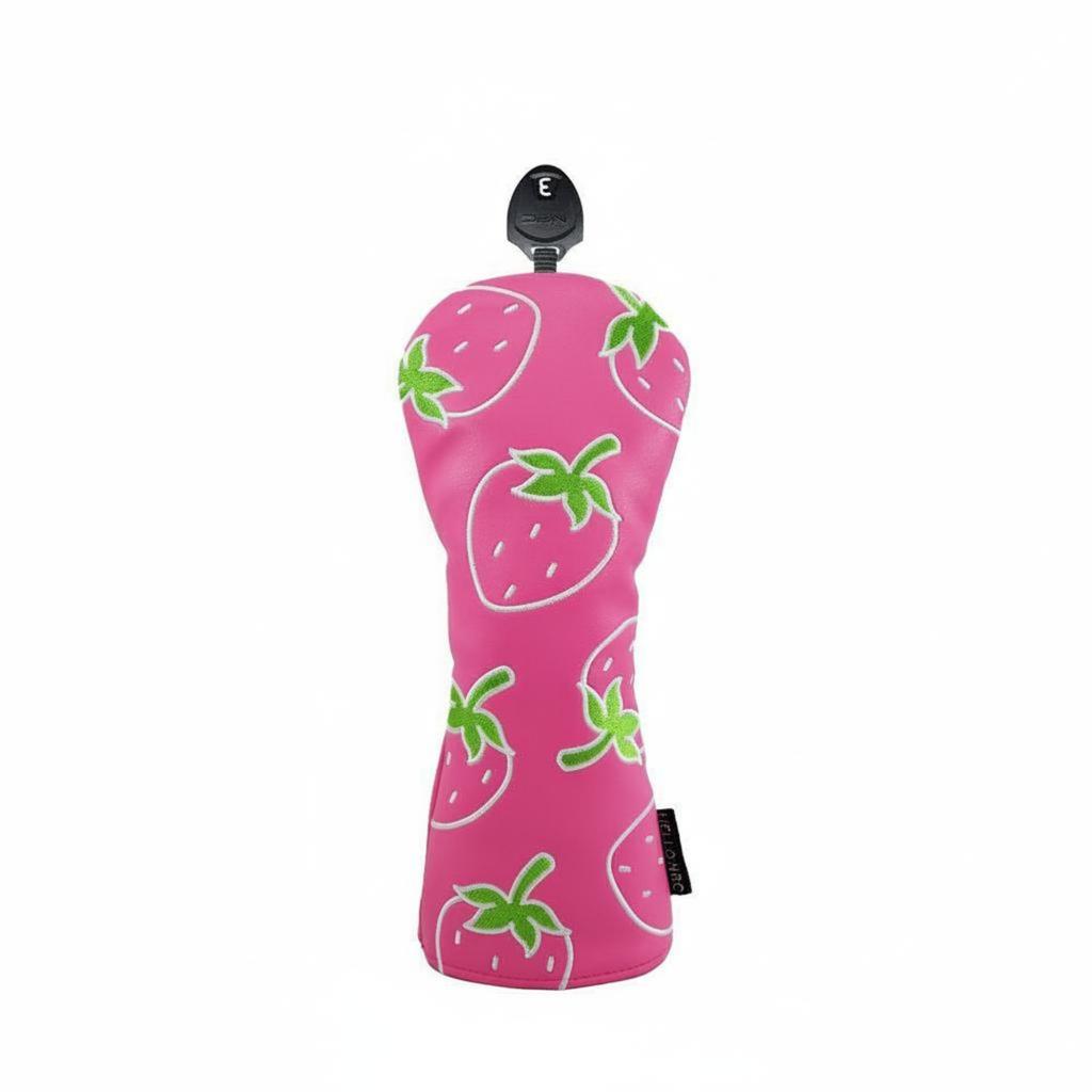 Fruit Pattern Sport Headcover Abrasion Protection Sport Club Headcover Driver Wood Utility Club Cover Wear-Resistant