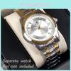 Mens Fashion Steel Band Quartz Watch For Business Casual Fashion