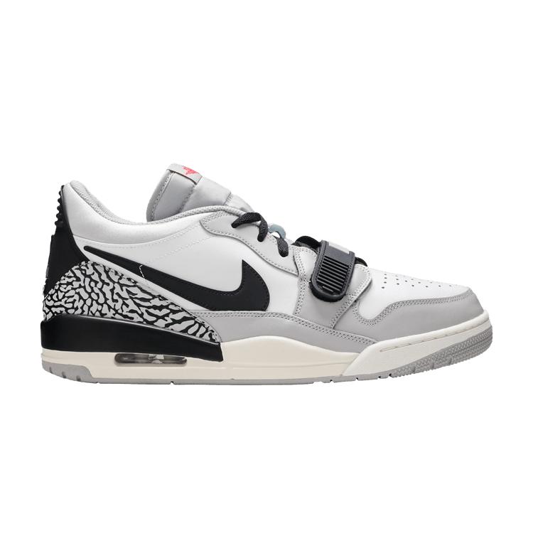 Jordan Legacy 312 Low Tech Серый Огненно-Красный Черный 47.5