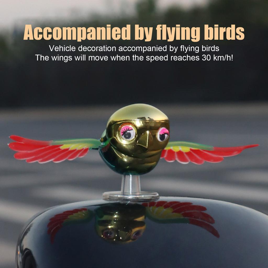 Simulation Companion Bird Car Ornament Fun Toy