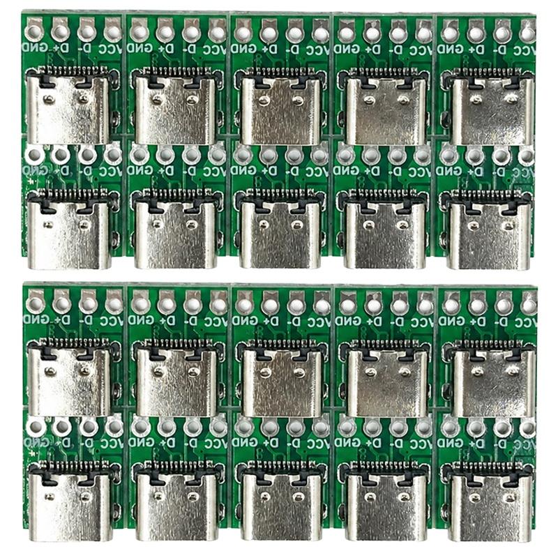 Male Test PCB Board Adapter 1/5/10Pcs Type C Connector For Wire Cable Transfer Connector Test Accessories For Phone Cable Repair