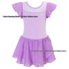 Girls' Cotton Ballet Dress - Short-Sleeved Sequin Skirt for Spring & Summer Dance
