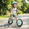 Children'S Balance Bike With Foam Wheels Eva 12" Fliko Turquoise And White