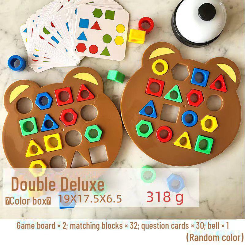 Geometric Matching Game: Educational Toys for Children's Cognitive Development and Parent-Child Interaction