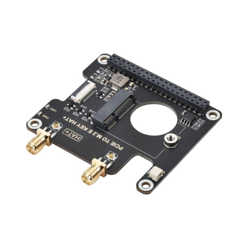 PCle To M.2 E KEY Adapter Board for RPi 5 and Various 2230 (M.2 E Key) Wireless Cards Efficient