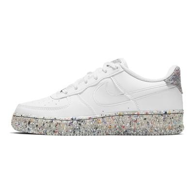 Air Force 1 GS Recycled Wool Pack - White Kids Sneakers Metallic-Silver DB2813-100