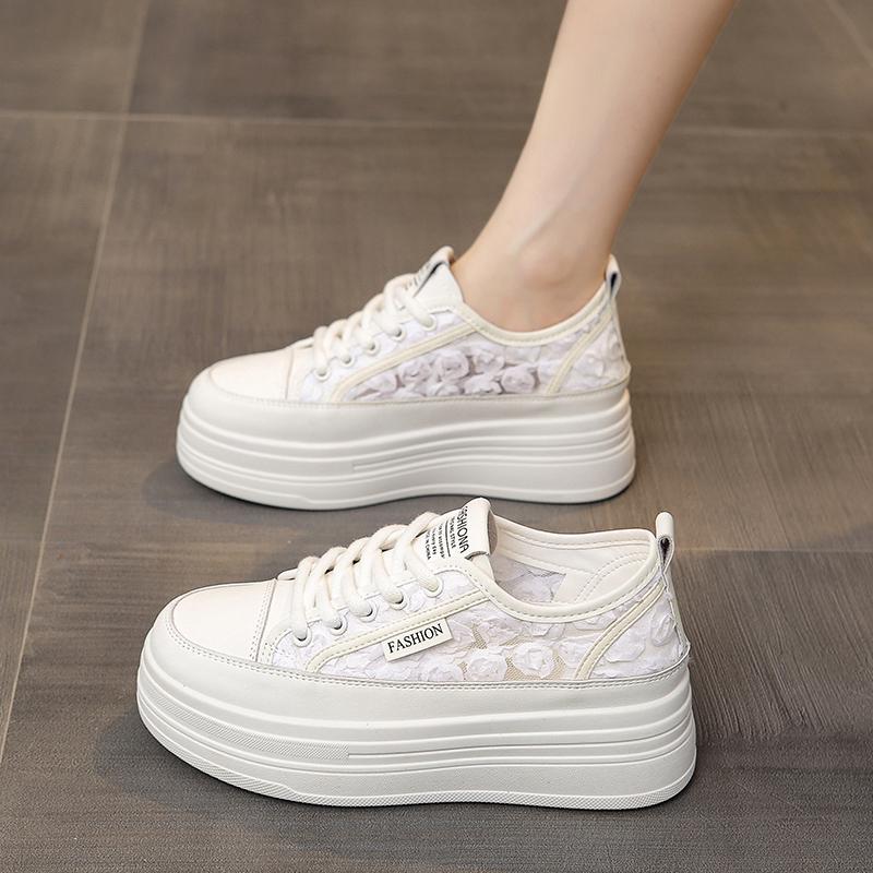 Fashion Women's Sneakers With Platform Shoes Tennis Female Thick Sole Fashion 2025 Casual Trainers Summer Leisure Womens Trainers Casual