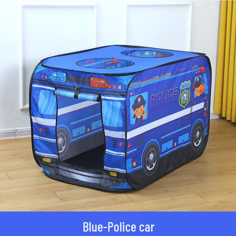 

Children s Indoor Play Tent - Fire Truck & Police Car Design Cloth Bag Packaging