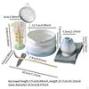 7 Pieces Japanese Matcha Set Tea Spoon Bowl Making Kit for Household