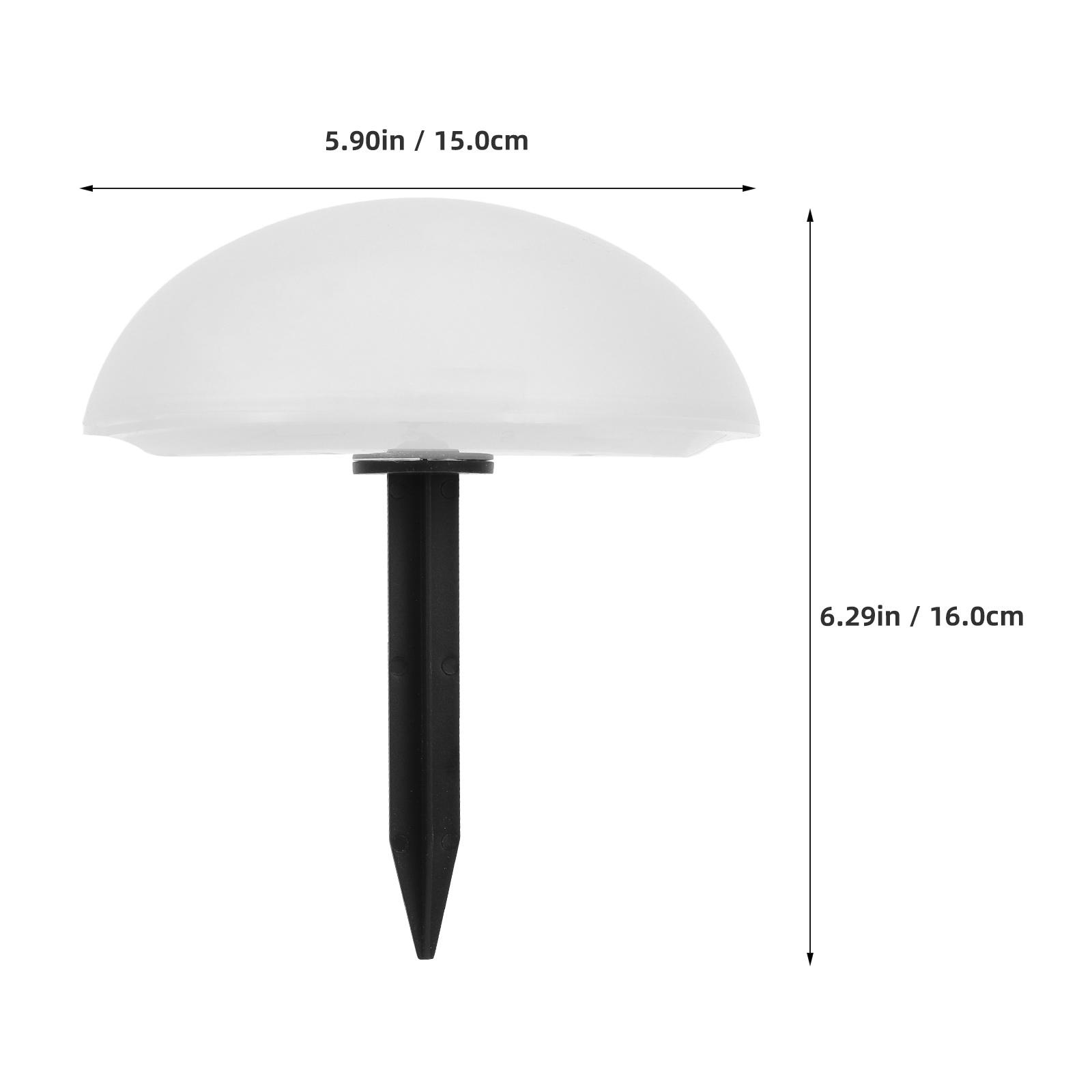Солнечный Полусферический Садовый Фонарь Прочный Дизайн Уличный Садовый Ландшафтный Солнечный Колышек для Земли Газонный Свет Полусферический Газонный Фонарь