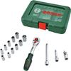Coffret 15 Pièces, Cliquet 1/4" - 10 Douilles 5 À 13 Mm - Couple 93 Nm, Reprise À 5°