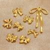 5PCS Elegant Bowknot Charm Necklace Pendant Bowknot Handmade Jewelry Pendant for Jewelry Making and Creative Crafting