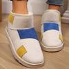 Fashion Patchwork Snow Boots for Women Concise Faux Suede Round Toe Snow Boots Woman Winter Non Slip Plush Keep Warm Booties Female