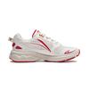 New LiNing Shake 2.0 Cushioning Slip Resistant And Abrasion Resistant Low Top Casual Running Shoes Women's White Gray Red ARXU002-7