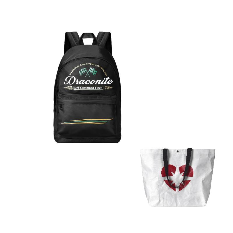 DRACONITE Polyester Backpack Regular Unisex Blue DRA1088