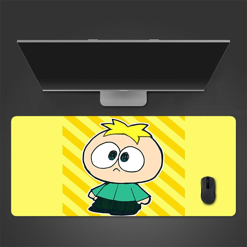Butters Mouse Pad, Large Gaming Desk Mat, Non-slip XXL Mousepad for Laptop & Tablet, Mini PC Playmat with Stitched Edges