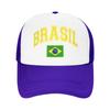 Brazil Brazilian Flag Mesh Baseball Cap Unisex Women HipHop Trucker Worker Cap  Dad Hat Breathable Summer Trucker Caps