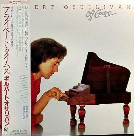 

LP Record GILBERT O SULLIVAN - Off Centre 273P260 EPIC 1980 Japan Pop Used