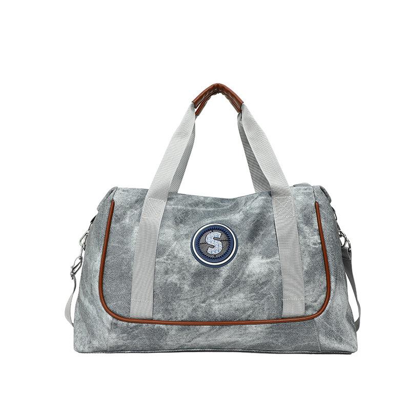 

Personalized Design Large Capacity Hand Luggage Bag Dry Wet Separation Trendy and Cool Gym Bag синий