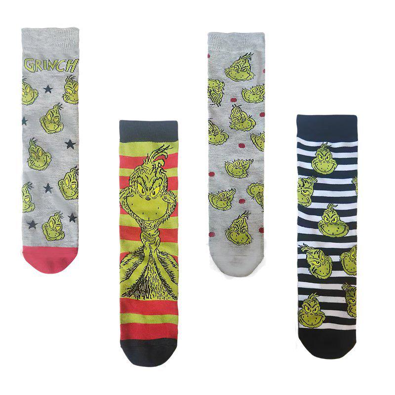 Trendy Monster Pop Christmas Socks for Men & Women - Cotton Festival Gift