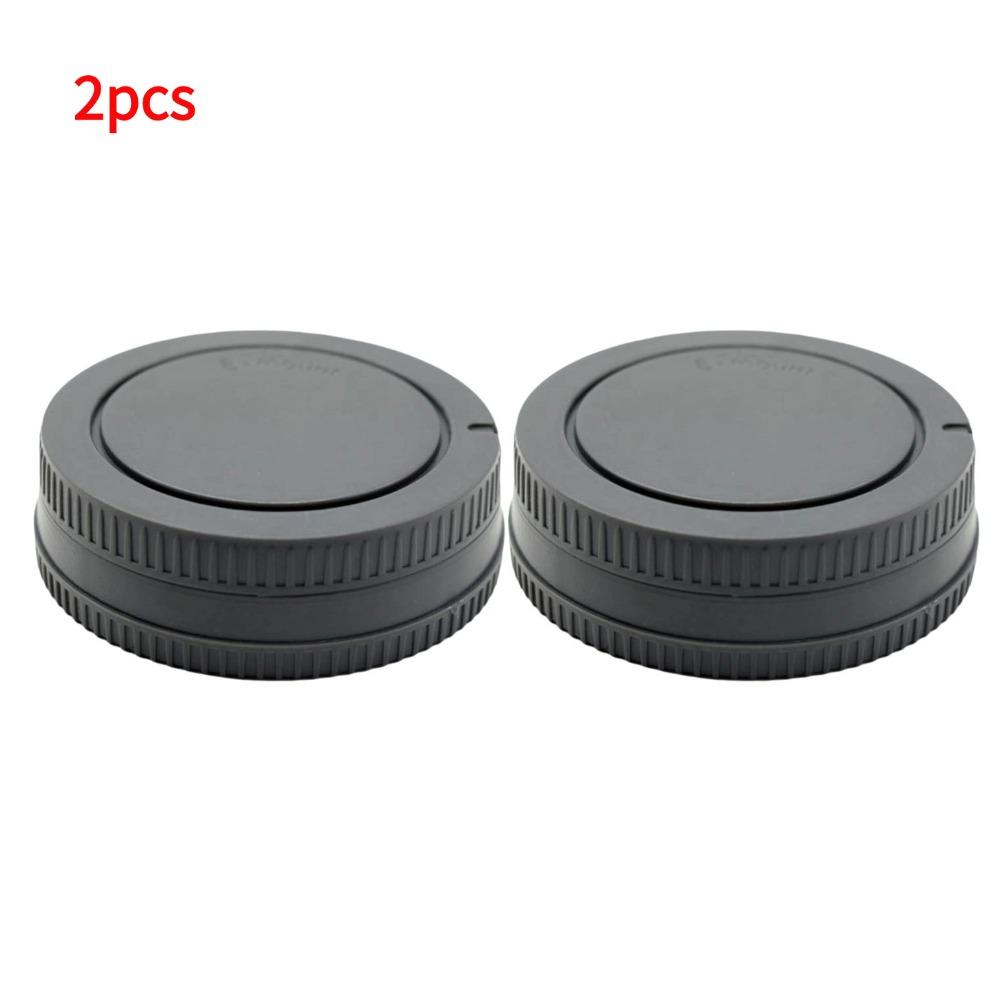 Camera Rear Lens Cap & Body Cap Cover For Sony E Mount NEX3/NEX5 Mirrorless Cameras Rear Lens Cap Front Cover Camera Lenses