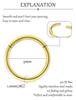 18G  316L Surgical Steel Nose Ring Hoop, Cartilage Hoop Earrings for Women Men  Piercing Jewelry 6mm/8mm/10mm/12mm
