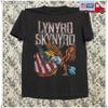 Lynyrd Skynyrd Band Graphic Tee Unisex Black Cotton T-shirt S-5XL