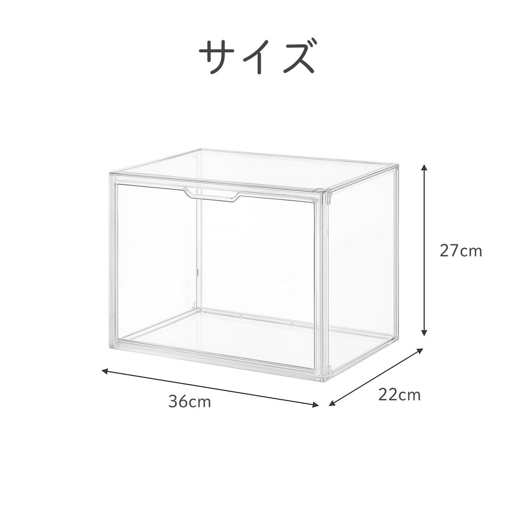 Gorocking Figure Transparent Storage Collection Display Large Small Item Clear Case Case, Case, Case, Case, 27x18x22cm/36x22x27cm/40x25x30cm,