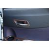 Peach Wood Inner Door 2018- For Toyota C-HR CHR Handle Cover Decor Frame 4*