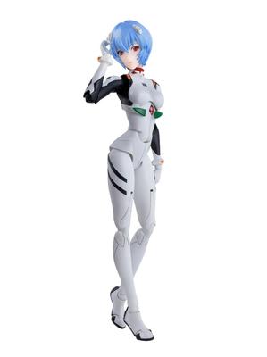 TAMASHII NATIONS Naujas teatrinis leidimas Rei maždaug PVC ABS dažyta veiksmo figūrėlė S.H.Figuarts Evangelion Ayanami, 135mm, &